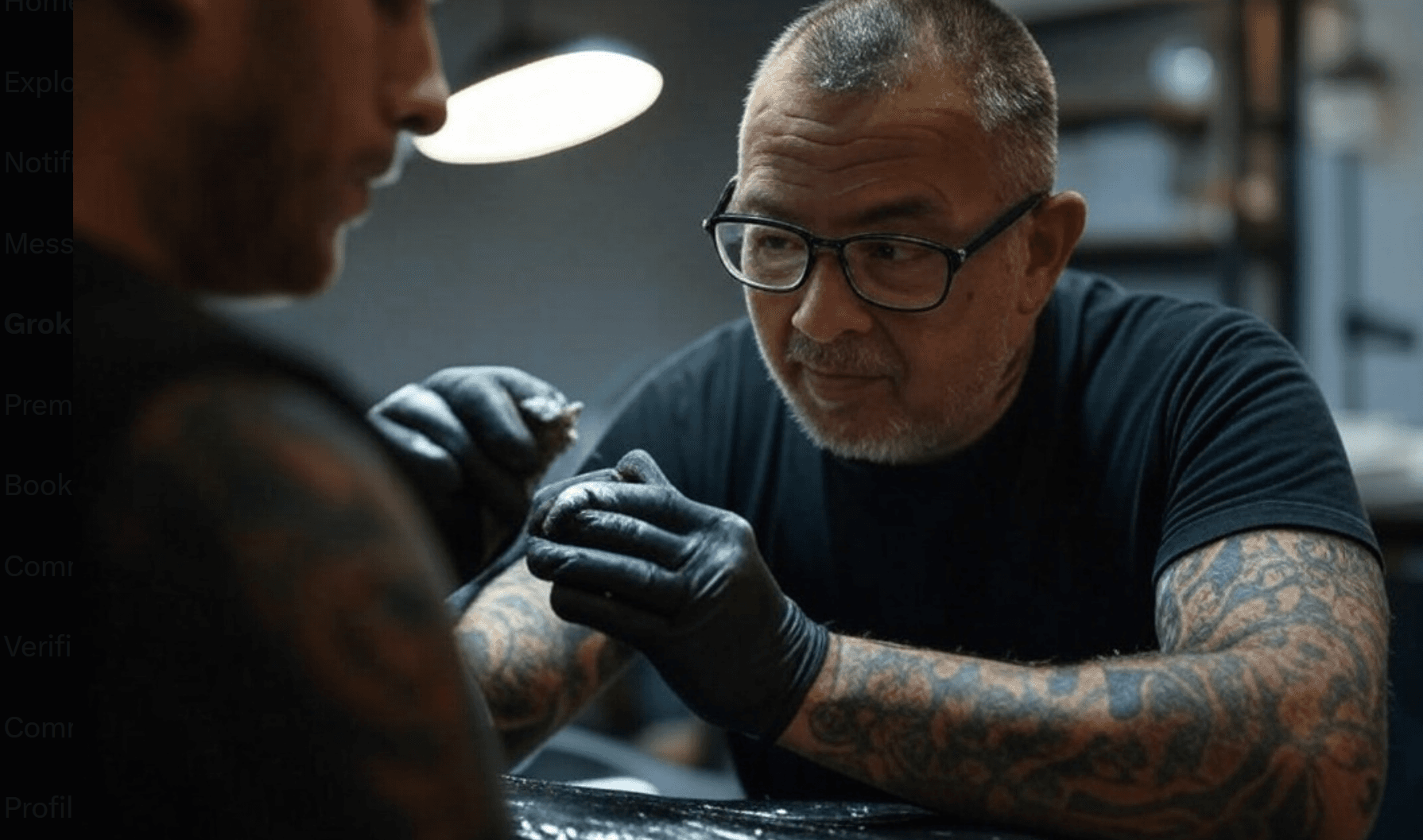 Detailed tiger tattoo on hand